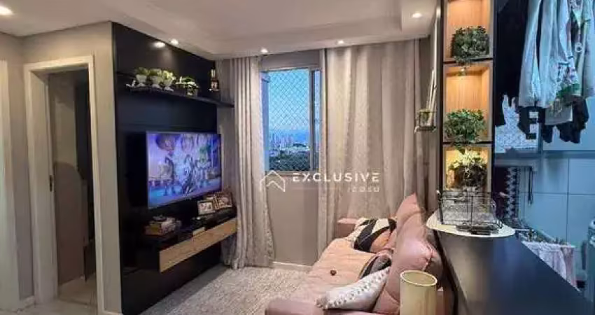 Apartamento com 2 dormitórios para alugar, 43 m² por r$ 3.101,00/mês - parque industrial - são josé dos campos/sp