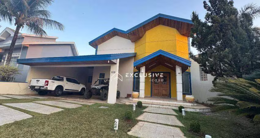 Sobrado com 5 dormitórios à venda, 600 m² por r$ 3.950.000,00 - residencial santa helena - caçapava/sp