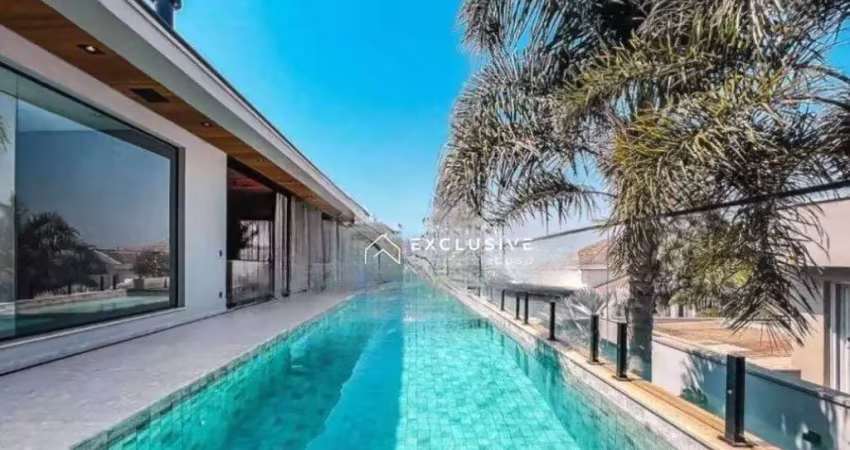 Sobrado com 5 dormitórios à venda, 480 m² por r$ 5.300.000,00 - condomínio reserva do paratehy - são josé dos campos/sp