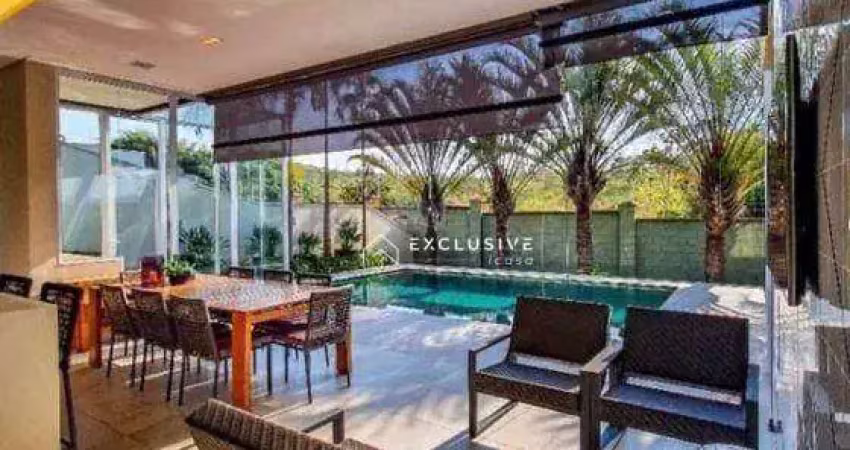 Sobrado com 3 dormitórios à venda, 400 m² por r$ 4.900.000,00 - condomínio residencial alphaville i - são josé dos campos/sp