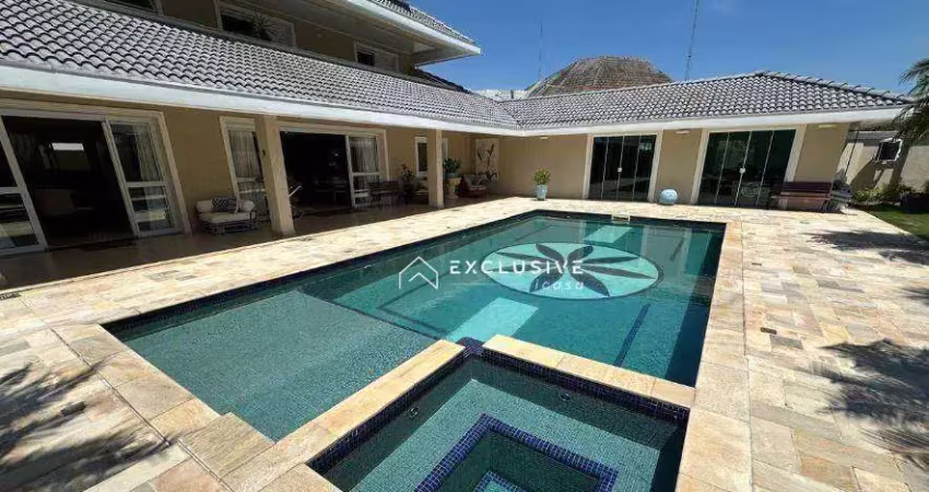 Sobrado com 5 dormitórios à venda, 700 m² por r$ 8.000.000,00 - jardim das colinas - são josé dos campos/sp