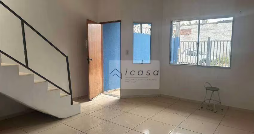 Sobrado com 2 dormitórios, 100 m² - venda por r$ 180.000,00 ou aluguel por r$ 1.015,00/mês - quinta samambaia - caçapava/sp