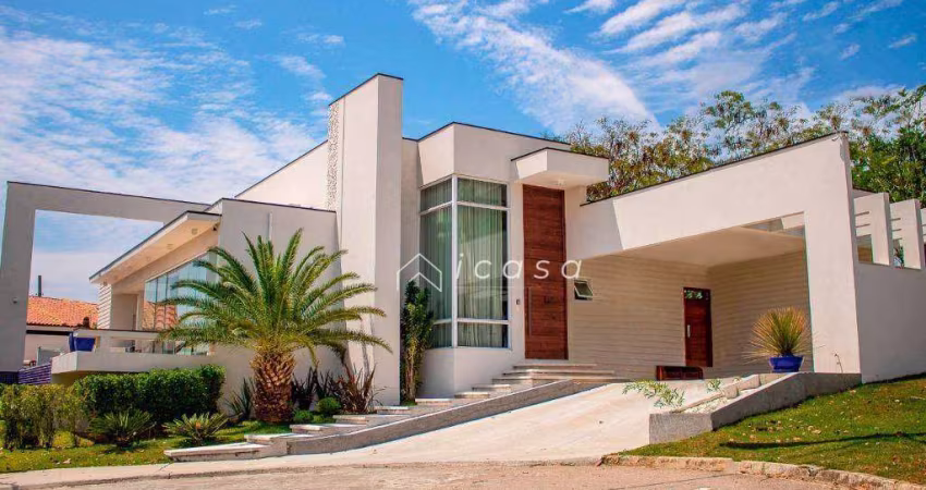 Casa com 3 dormitórios à venda, 264 m² por R$ 1.800.000,00 - Condomínio Terras do Vale - Caçapava/SP