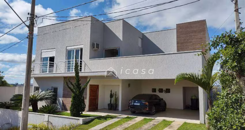 Sobrado com 3 dormitórios, 365 m² - venda por R$ 1.800.000,00 ou aluguel por R$ 13.862,00/mês - Condomínio Lago Dourado - Jacareí/SP