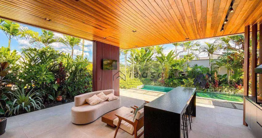 Casa com 3 dormitórios à venda, 257 m² por r$ 2.800.000,00 - condomínio residencial ecopark bourbon - caçapava/sp