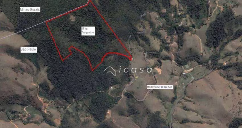Terreno à venda, 169400 m² por r$ 954.000,00 - santo antônio do pinhal - santo antônio do pinhal/sp