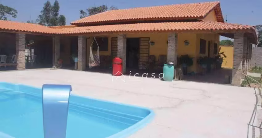 Chácara com 2 dormitórios à venda, 4800 m² por R$ 640.000,00 - Perinho - Caçapava/SP