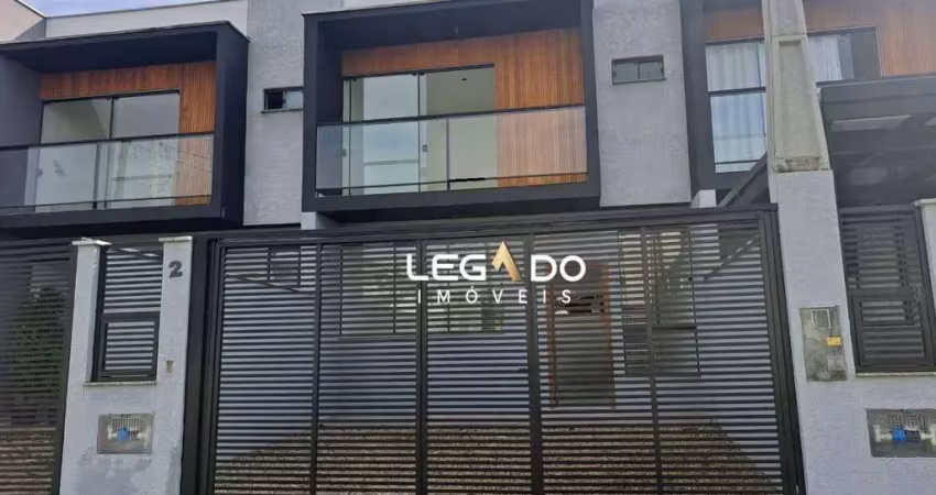 Sobrado com 3 dormitórios (2 suítes + 1 quarto térreo) à venda, 113 m² por r$ 598.000 - jardim sofia - joinville/sc