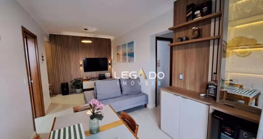 Apartamento Mobiliado com 2 dorm. (1 Suíte) à venda, 66 m² por R$ 450.000 - Iririú - Joinville/SC