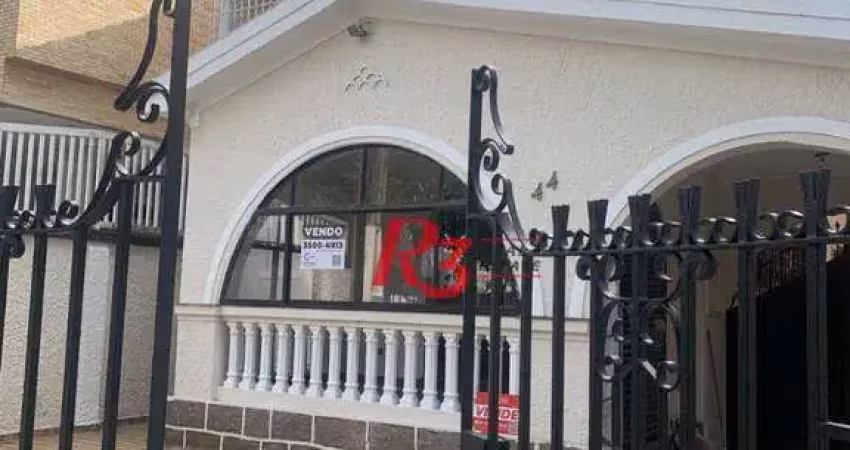 Casa comercial com 1 sala à venda na Rua Colômbia, 44, Boqueirão, Santos