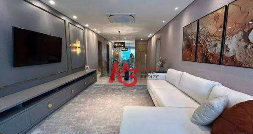 Apartamento à venda, 185 m² por R$ 2.890.000,00 - Ponta da Praia - Santos/SP