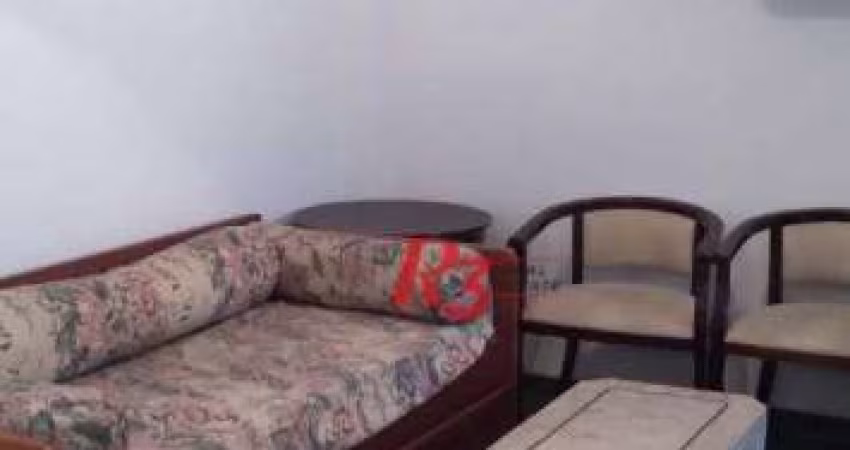 Apartamento com 1 dormitório, 50 m² - Gonzaga - Santos/SP