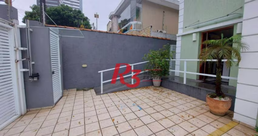 Casa com 9 dormitórios à venda, 300 m² - Vila Belmiro - Santos/SP