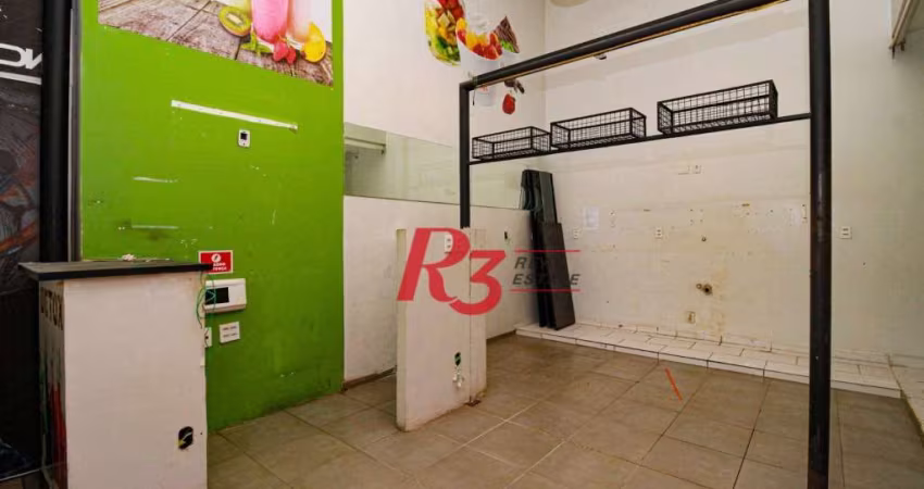 Loja para alugar, 60 m² - Gonzaga - Santos/SP