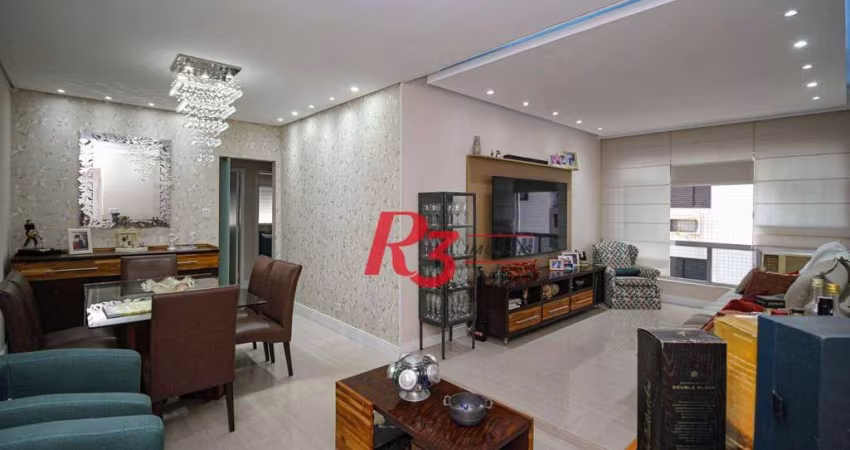 Apartamento à venda, 125 m² por R$ 950.000,00 - Embaré - Santos/SP