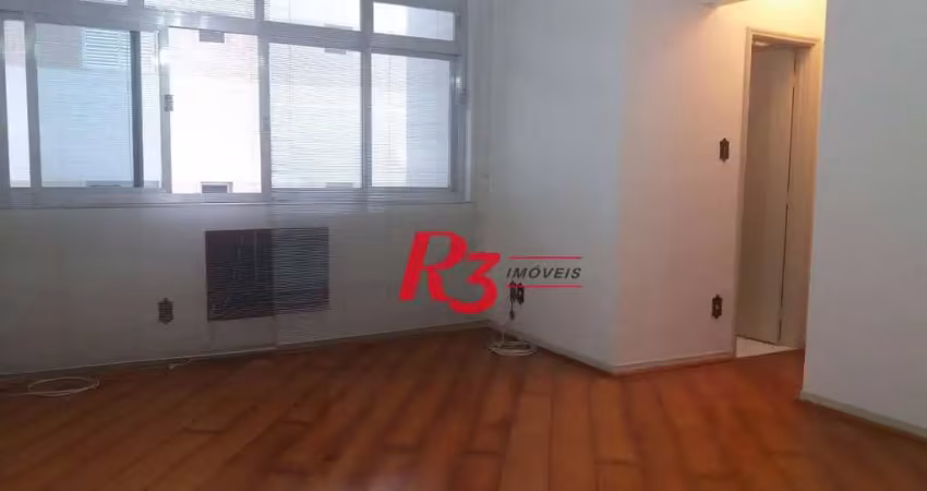 Apartamento com 1 dormitório, 40 m² - venda por r$ 335.000,00 ou aluguel por r$ 3.447,65/mês - boqueirão - santos/sp