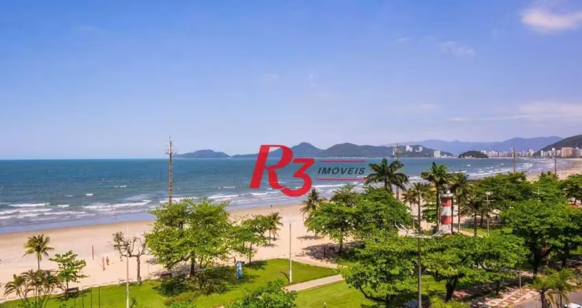 Apartamento com 4 dormitórios para alugar, 246 m² por r$ 22.000,22/mês - embaré - santos/sp