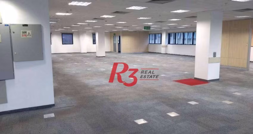 Andar Corporativo para alugar, 544 m² - Gonzaga - Santos/SP