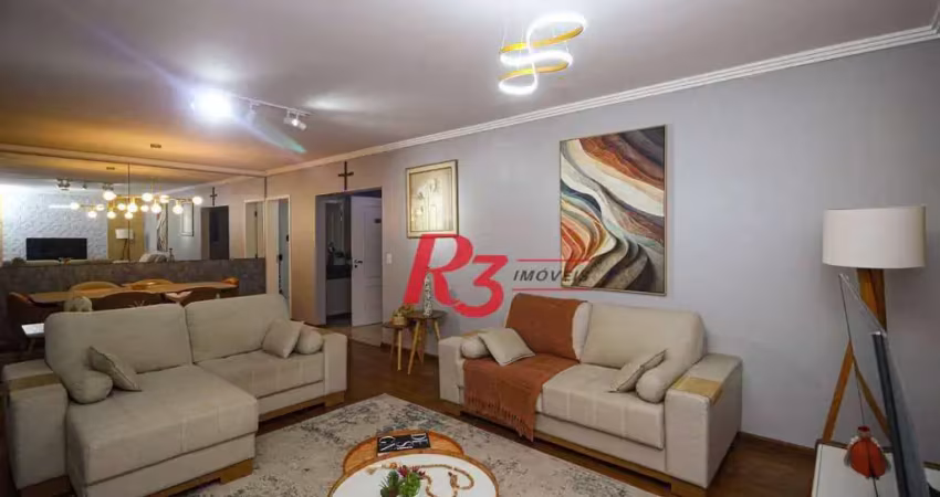 Apartamento com 4 dormitórios à venda, 204 m² - Boqueirão - Santos/SP