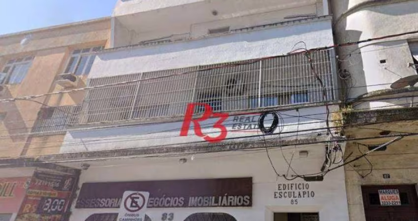 Conjunto, 96 m² - venda por R$ 350.000,00 ou aluguel por R$ 3.300,00/mês - Centro - Santos/SP