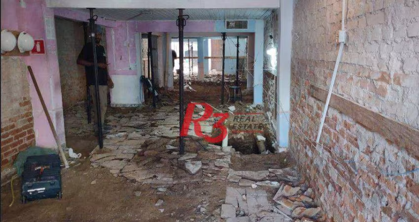 Terreno à venda, 150 m² por R$ 800.000,00 - Marapé - Santos/SP