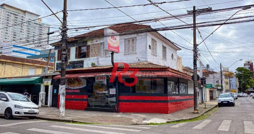 Loja para alugar, 378 m² por R$ 11.440,00/mês - Boqueirão - Santos/SP