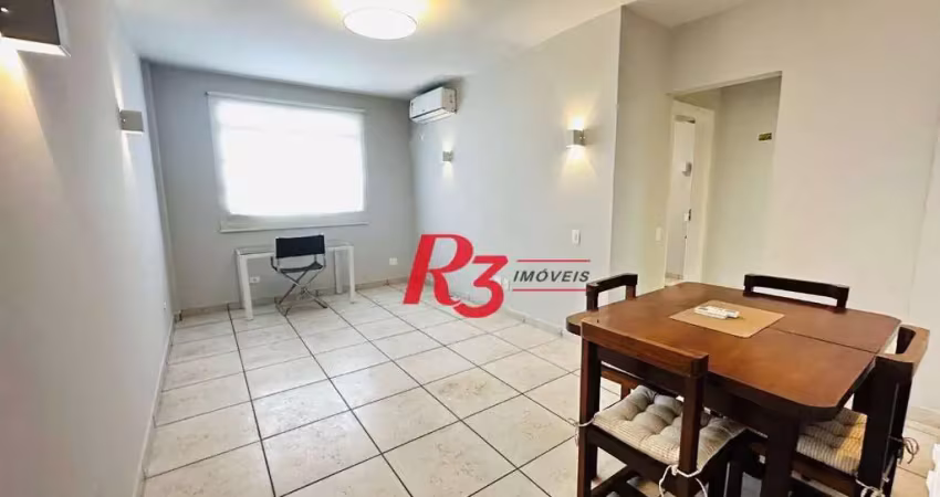 Apartamento com 1 dormitório para alugar, 55 m² por r$ 3.300,02/mês - gonzaga - santos/sp