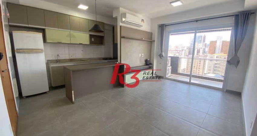 Apartamento, 71 m² - venda por R$ 1.325.000,00 ou aluguel por R$ 6.800,00/mês - Gonzaga - Santos/SP