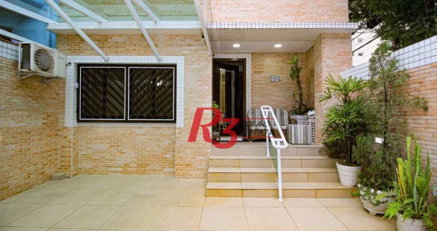 Sobrado com 4 dormitórios à venda, 150 m² por R$ 2.000.000,00 - Gonzaga - Santos/SP
