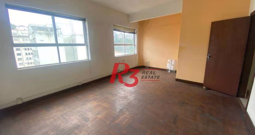 Andar Corporativo para alugar, 300 m² por R$ 5.500,00/mês - Centro - Santos/SP