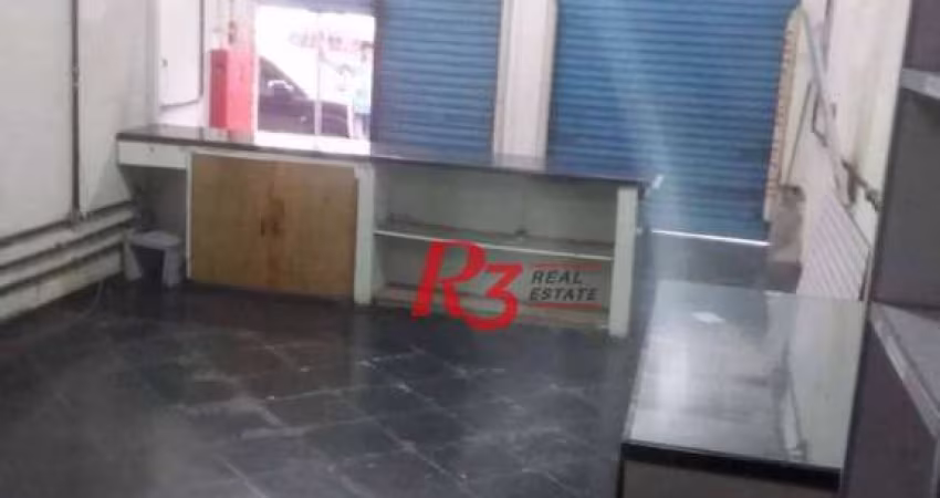 Loja para alugar, 105 m² por R$ 6.100,00/mês - Centro - Santos/SP