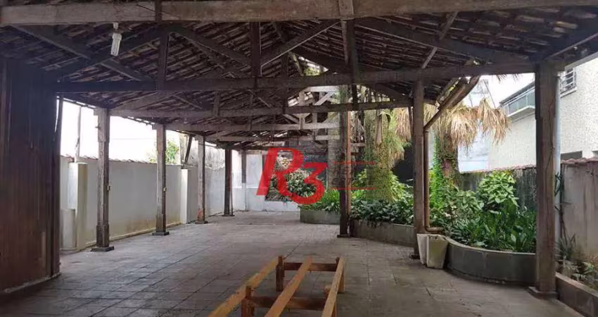 Casa à venda, 400 m² por r$ 4.800.000,00 - gonzaga - santos/sp