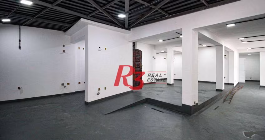 Sobrado com 2 dormitórios para alugar, 220 m² por R$ 11.000,00/mês - Marapé - Santos/SP
