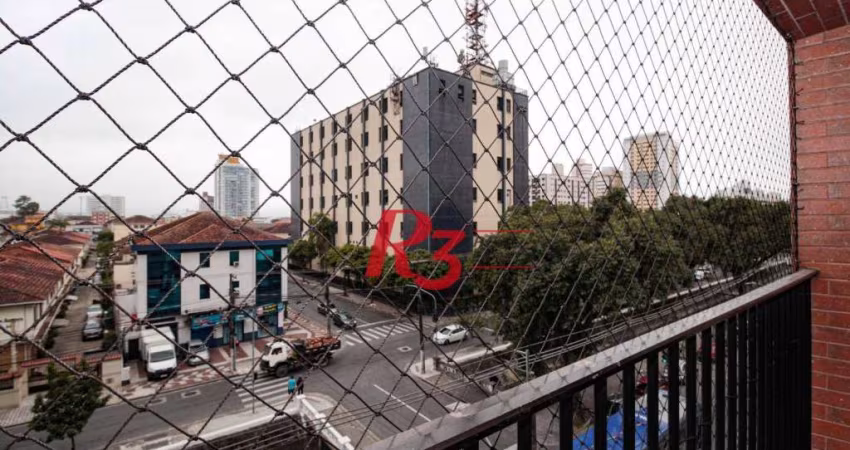 Apartamento com 2 dormitórios à venda, 101 m² por R$ 538.000,00 - Vila Matias - Santos/SP