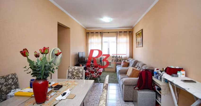 Apartamento com 2 dormitórios à venda, 80 m² por R$ 440.000,00 - Marapé - Santos/SP