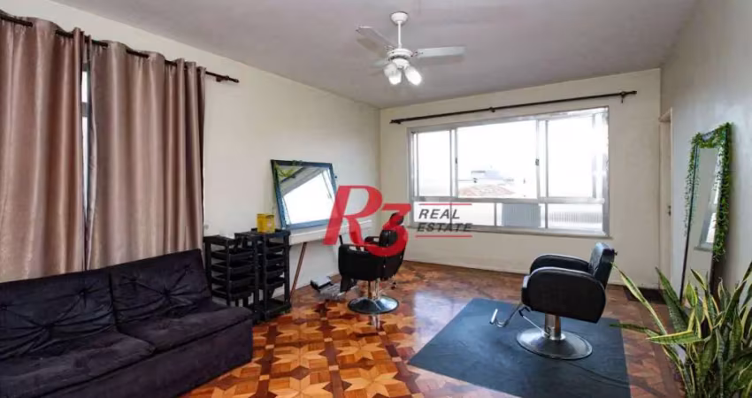 Apartamento à venda, 91 m² por R$ 625.000,00 - Macuco - Santos/SP