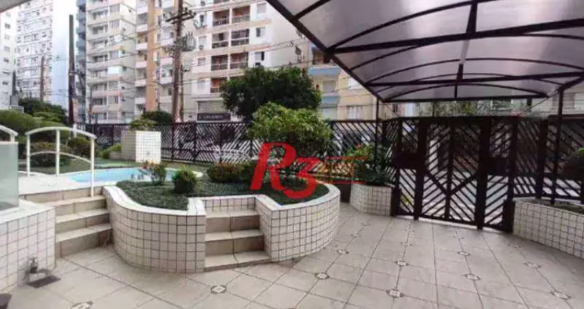 Apartamento à venda, 150 m² por r$ 669.000,00 - boqueirão - santos/sp