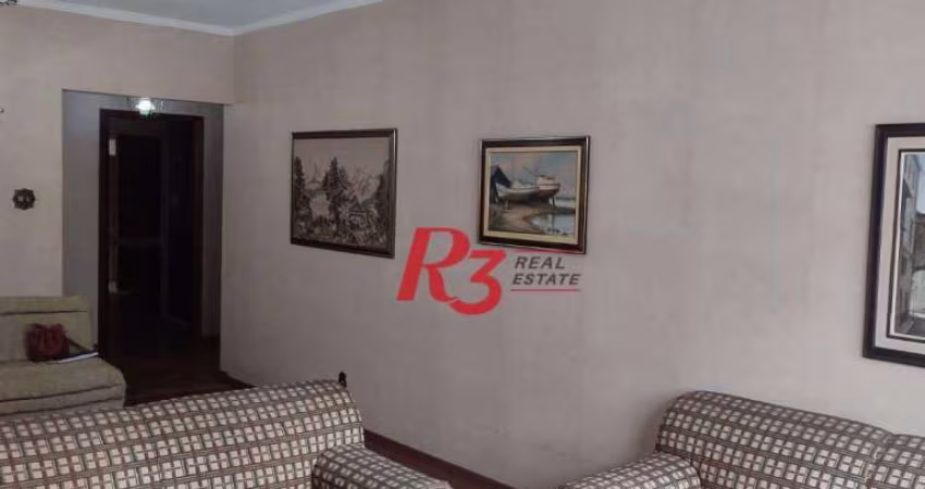 Apartamento com 3 dormitórios à venda, 127 m² por R$ 970.000,00 - Gonzaga - Santos/SP