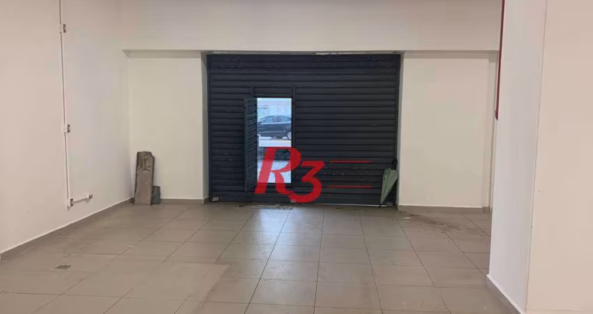 Loja, 269 m² - venda por R$ 5.800.000,00 ou aluguel por R$ 25.346,00/mês - Boqueirão - Santos/SP
