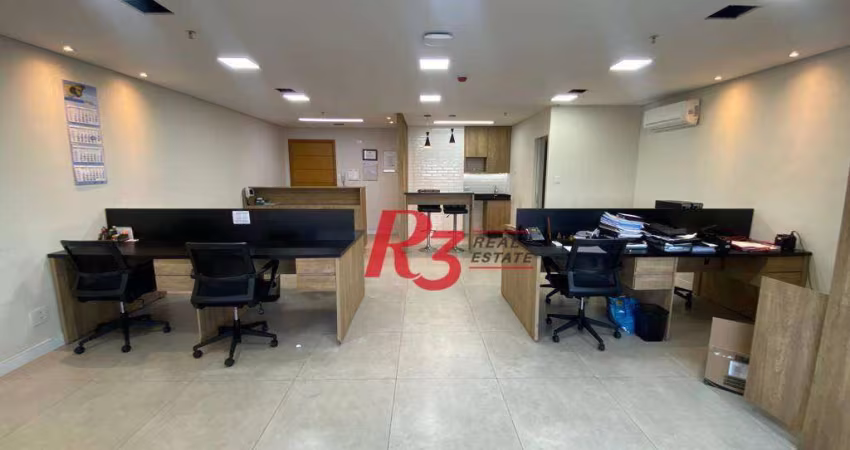 Sala à venda, 60 m² por R$ 480.000,00 - Centro - Santos/SP