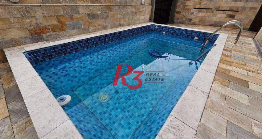 Casa com 3 dormitórios à venda, 185 m² por R$ 1.300.000,00 - Embaré - Santos/SP