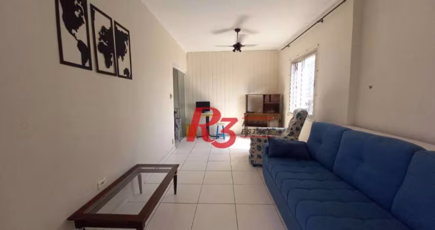 Apartamento com 1 dormitório à venda, 44 m² por R$ 265.000,00 - José Menino - Santos/SP