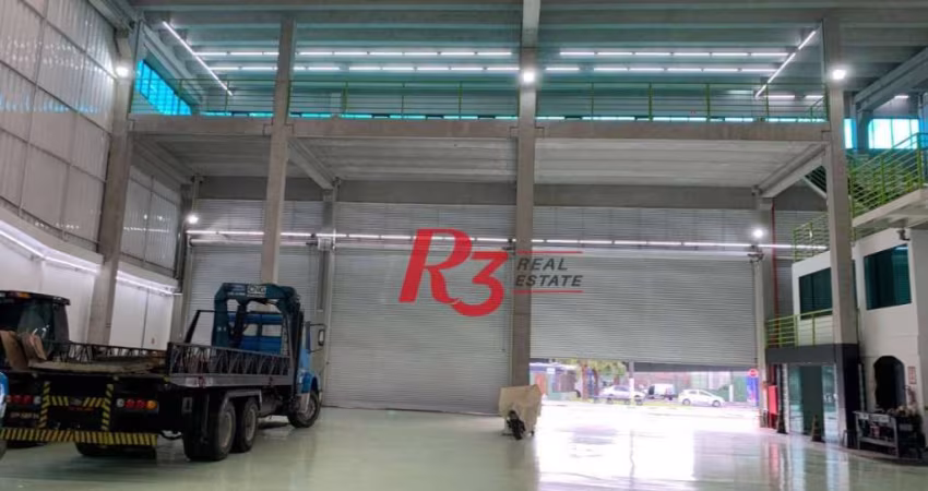 Galpão, 1050 m² - venda por R$ 10.000.000,00 ou aluguel por R$ 60.000,00/mês - Valongo - Santos/SP