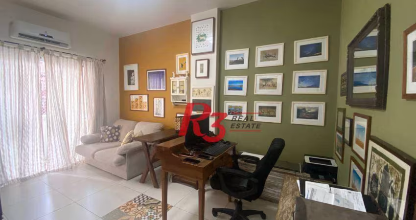 Apartamento com 1 dormitório à venda, 55 m² por R$ 445.000,00 - Boqueirão - Santos/SP