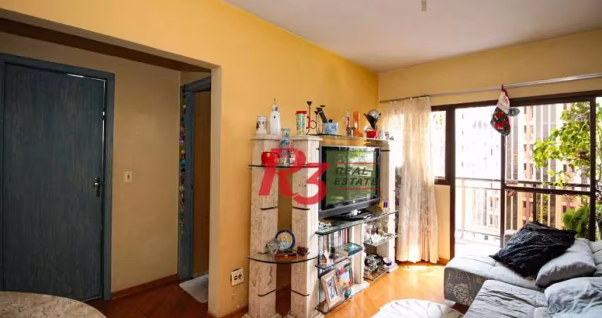 Apartamento para alugar, 55 m² por R$ 3.000,00/mês - Boqueirão - Santos/SP