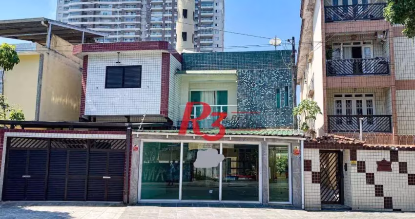 Sobrado com 3 dormitórios à venda, 220 m² por R$ 1.200.000,00 - Encruzilhada - Santos/SP