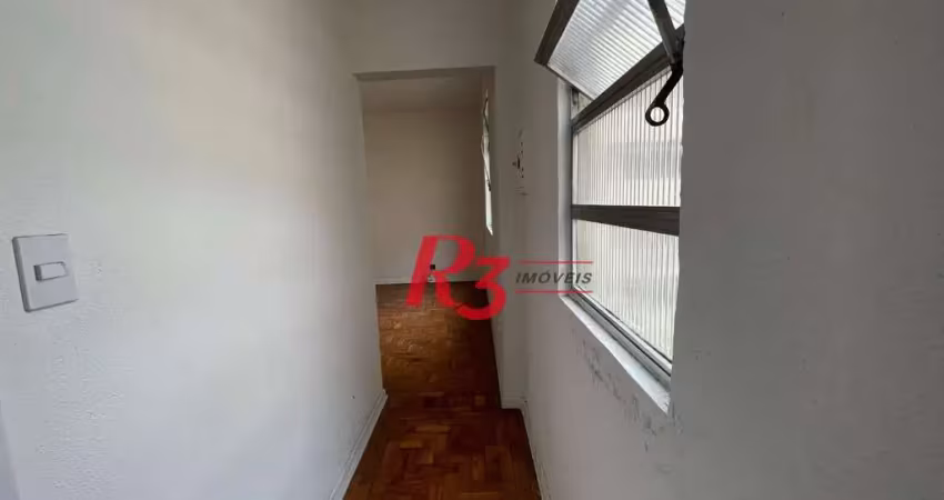 Apartamento com 1 dormitório à venda, 54 m² por R$ 320.000,00 - Embaré - Santos/SP
