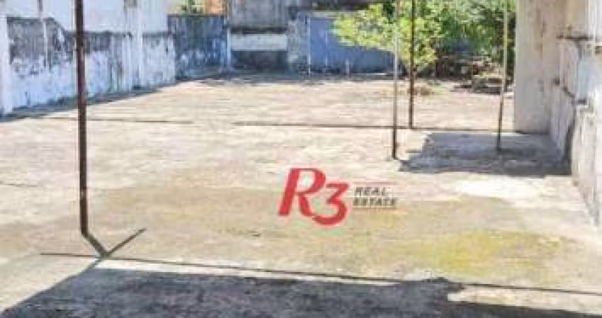 Terreno à venda, 369 m² por R$ 2.000.000,00 - Ponta da Praia - Santos/SP