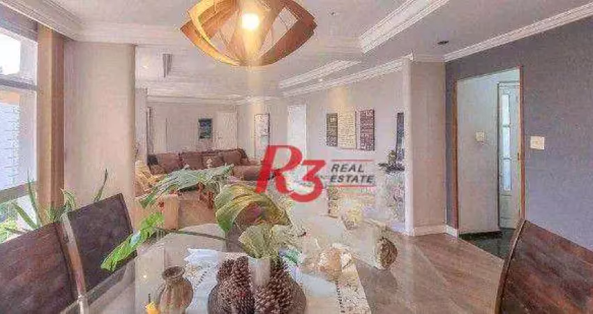 Apartamento à venda, 240 m² por r$ 1.440.000,00 - ponta da praia - santos/sp