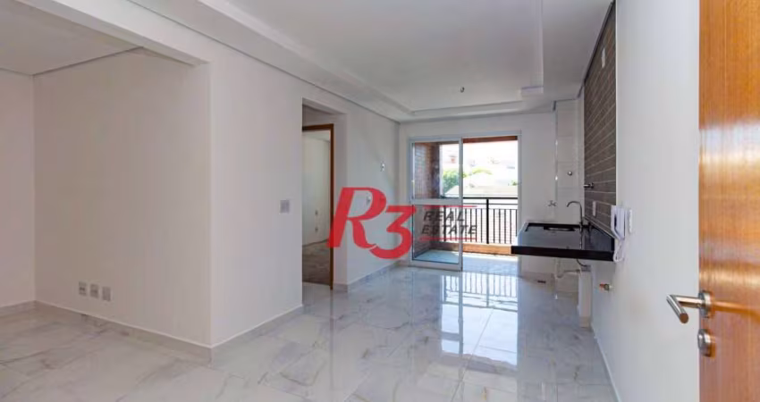 Apartamento com 1 dormitório à venda, 41 m² por R$ 377.360,00 - Aparecida - Santos/SP